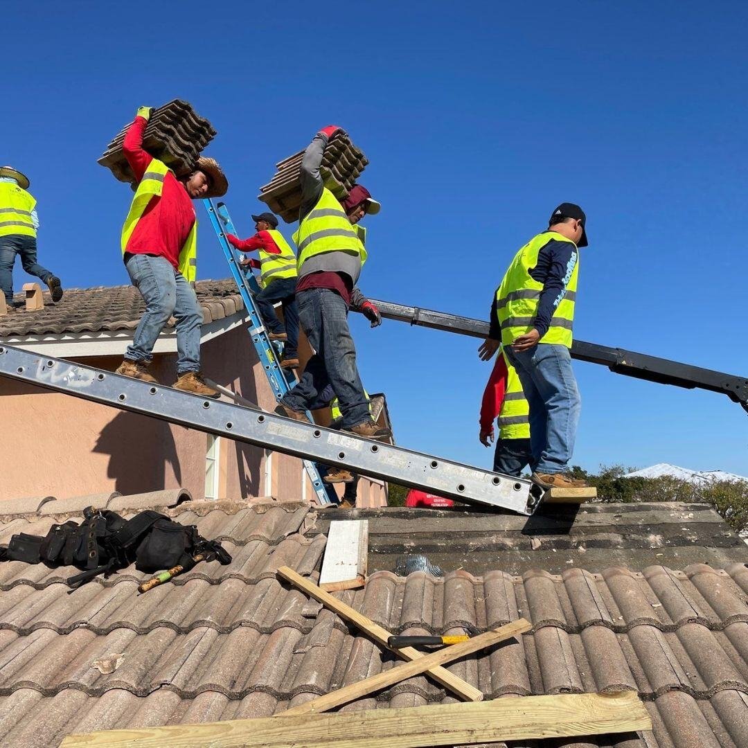triumph roofers on roof